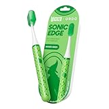 ORDO Wicked Sonic Edge Rechargeable Electric Toothbrush for Adults, Compact Sonic Toothbrush with USB-C, 6+ Weeks Battery, Travel Cap, 1 Brush Head & Cable (Wicked Green)
