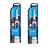 Oral-B Braun Pro Expert DB4010 Battery Operated Toothbrush (Duo Pack) White and Blue