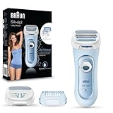 Braun Silk-épil 5 Lady Shaver, 3-in-1 Electric Shaver, Trimmer and Exfoliation System, Wet & Dry, 5-160, Blue