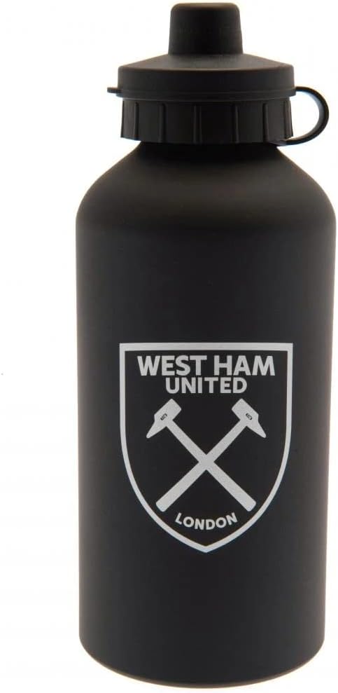 West Ham Black 500ml Aluminium Drinks Bottle