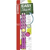 Handwriting Pencil - STABILO EASYgraph - Left Handed - Pink - 2 pcs - HB