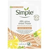 Simple Protect 'N' Glow 48h Glow Sheet Mask 25ml