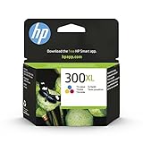 HP CC644EE 300XL High Yield Original Ink Cartridge, Tri-Colour, Single Pack
