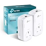 TP-Link 1-Port Gigabit Passthrough Powerline Starter Kit, Data Transfer Speed Up to 1300 Mbps, Ideal for HD Video Streaming and Online Gaming, No Configuration Required, UK Plug (TL-PA8010PKIT