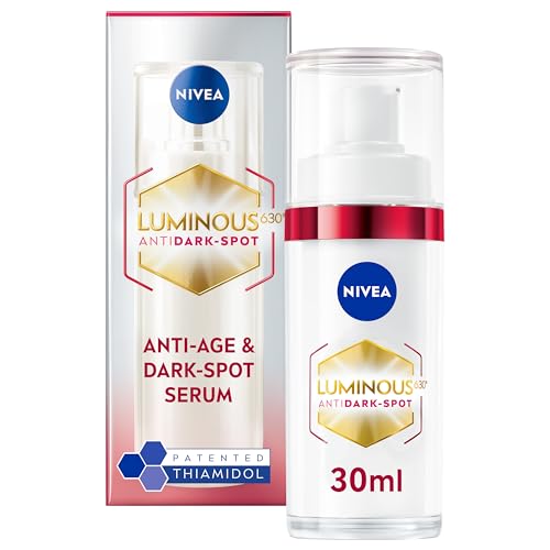 NIVEA Luminous 630 Anti Dark-Spot & Anti-Age Serum (30ml), Anti-Wrinkle Face Serum Reduces Age Spots and Dark-Spots, Firming and Hydrating Serum to Reduce Wrinkles and Fine Lines