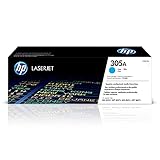 HP CE411A 305A Original LaserJet Toner Cartridge, Cyan, Single Pack