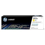 HP CF542X 203X High Yield Original LaserJet Toner Cartridge, Yellow, Single Pack