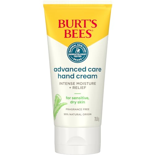 Burt’s Bees Advanced Care Hand Cream for sensitive, dry skin, with Aloe Vera & Shea Butter 70ml