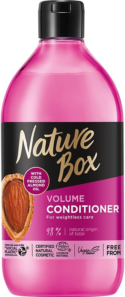 Nature Box Volume Vegan Conditioner with Cold Pressed Almond Oil