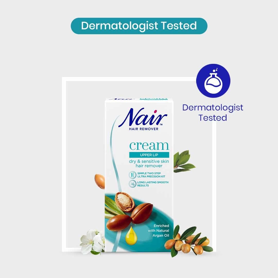 Nair Upper Lip Kit Ultra Precision Sensitive Facial Hair Remover