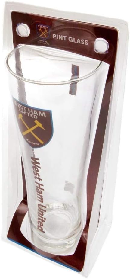 West Ham Official Tall Beer Glass