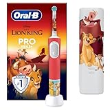 Oral-B Pro Kids Electric Toothbrush, 1 Handle Featuring Disney The Lion King