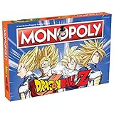 Winning Moves Dragon Ball Z Monopoly Board Game, Advance to Goku, Vegeta and Gohan and trade your way to success, great gift for ages 8 plus SEALED