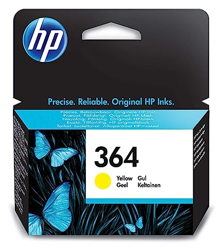 HP CB320EE 364 Original Ink Cartridge, Yellow, Single Pack
