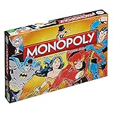 Winning Moves DC Comics Retro Monopoly Board Game SEALED