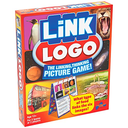 Drumond Park T73295 Link LOGO Board Game Second Edition, Family Board Games for 2-6 players, Tabletop Game For Adults And Kids Suitable From 12+ Years