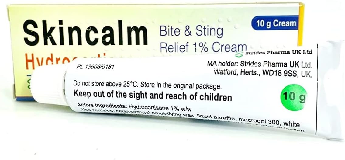 Skincalm Bite and Sting Relief 1% Cream 10g