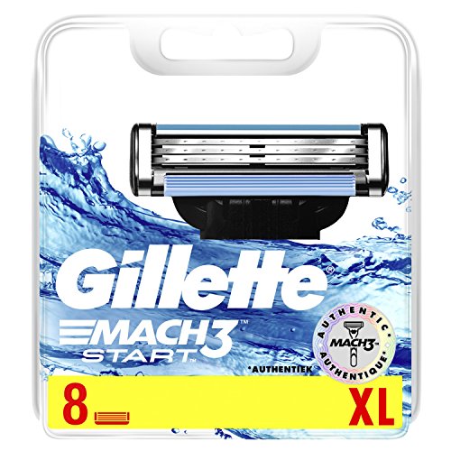 Gillette Mach3 Start Men's Razor Blades, 8 Refills