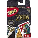 Mattel Games UNO The Legend of Zelda Card Game for Family Night with Graphics from The Legend of Zelda & Special Rule