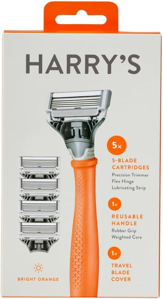 Harry's Razor Blade Starter Pack - Bright Orange