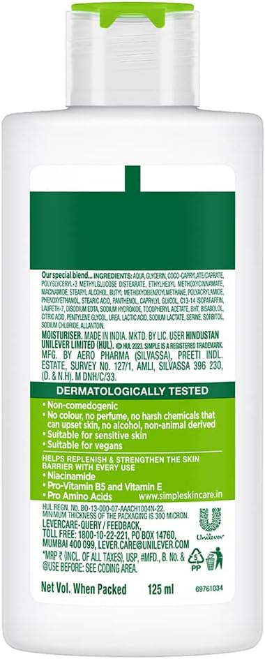 Simple Replenishing Rich Moisturiser 125ml