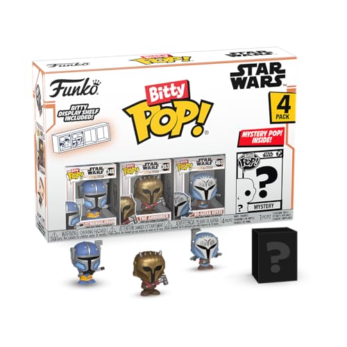 Funko Bitty POP! Star Wars The Mandalorian Paz Vizsla 4-pack Vinyl Figures One Size