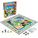 Monopoly Junior Game, Monopoly Board Game for Kids, Family Game for 2-4 Players, SEALED