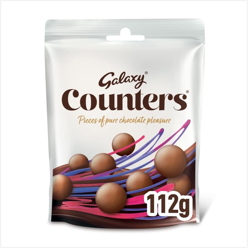 Galaxy Counters Milk Chocolate Buttons Pouch Bag 112g