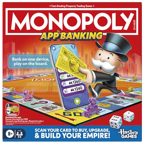 Monopoly App Banking Board Game with Digital Banking Cards