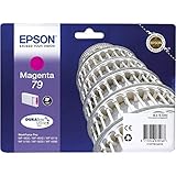 Epson 79 Leaning of Pisa Magenta Genuine, Ink Cartridge DuraBrite Ultra