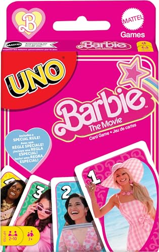 UNO Barbie The Movie Card Game