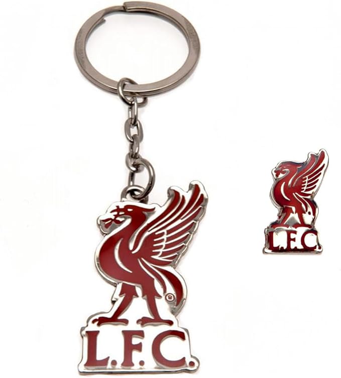 Liverpool FC Keyring & Badge Set