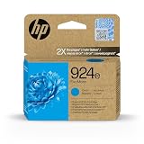 HP 924e EvoMore Cyan Original Ink Cartridge, High Yield