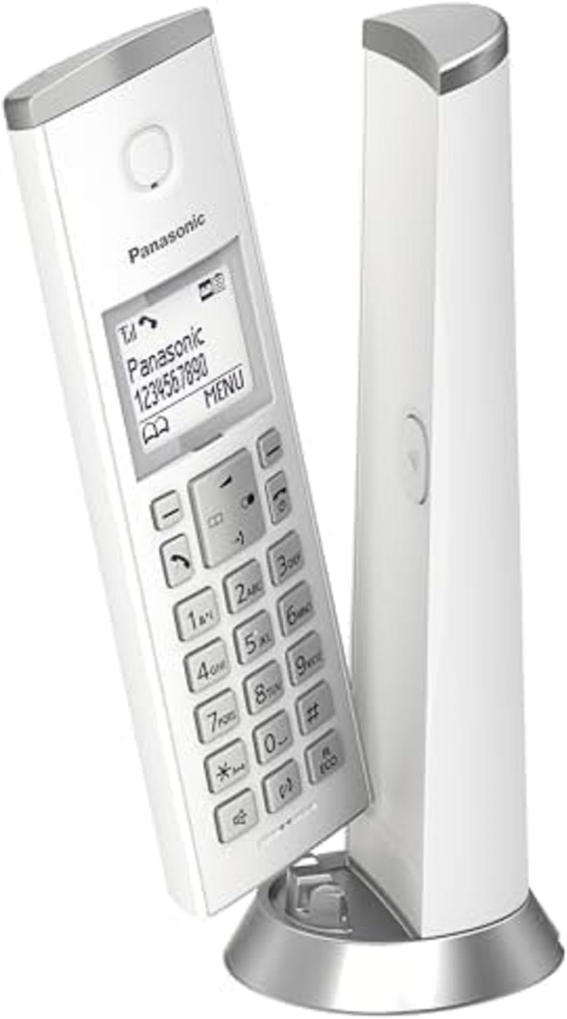 Panasonic KX-TGK220 Designer Cordless Phone WHITE