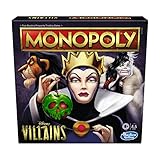 Monopoly: Disney Villains Edition Board Game for Ages 8 and Up Multicolor F0091 SEALED