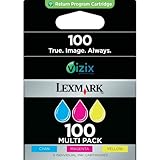 Lexmark No.100 Combo Pack Ink Cartridge - Cyan/Magenta/Yellow
