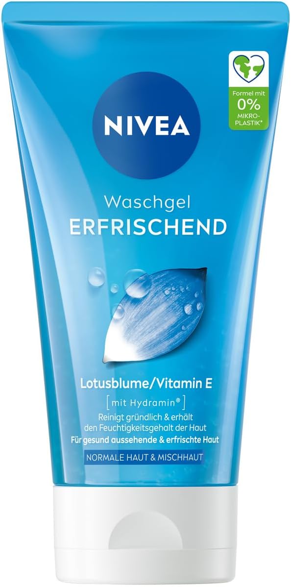 NIVEA Refreshing Wash Gel 150ml Lotus Flower with Hydramine