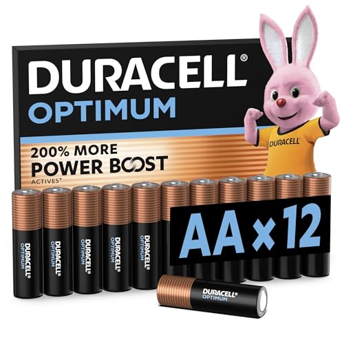 DURACELL Optimum AA Batteries (12 Pack)