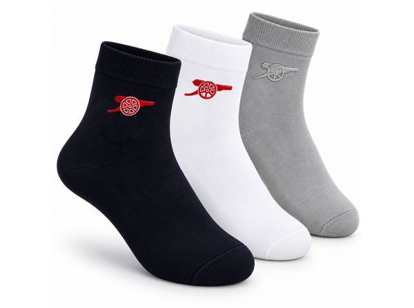 Arsenal Three Pack Socks UK 4 to 7
