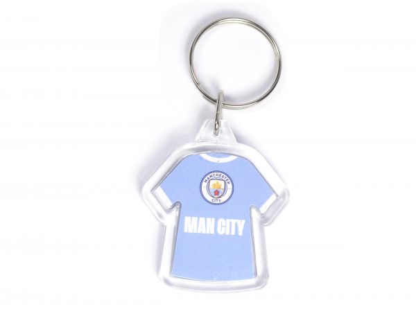Manchester City FC Double Sided Acrylic Kit Keyring