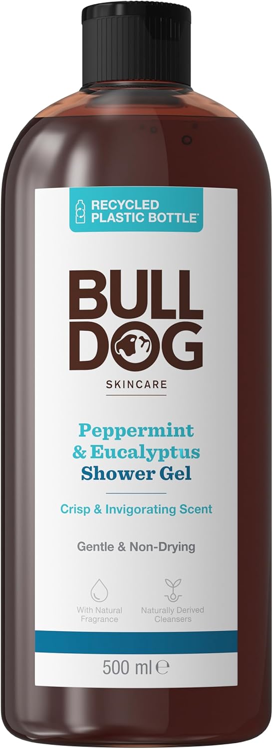 Bulldog Skincare Peppermint & Eucalyptus Shower Gel 500ml