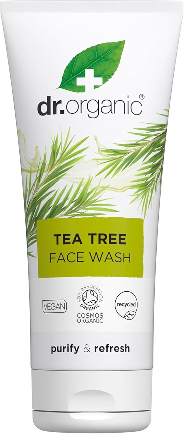 Dr Organic Tea Tree Purifying Face Wash 200ML