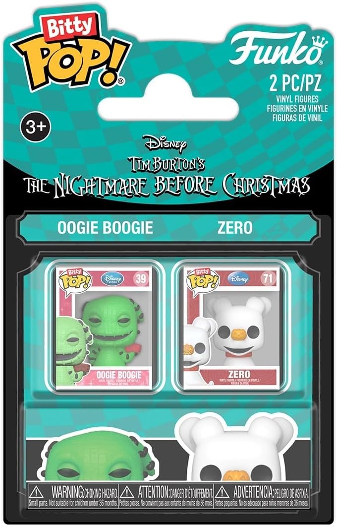 Funko Bitty POP!: The Nightmare Before Christmas - Oogie & Zero