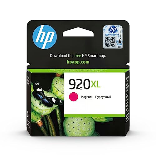 HP CD973AE 920XL High Yield Original Ink Cartridge, Magenta, Single Pack