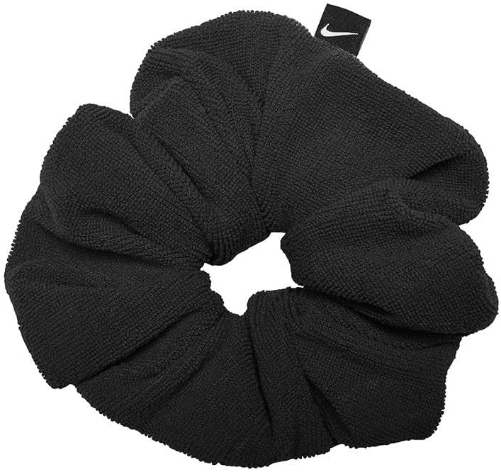 NIKE Black Scrunchie/Hair Tie Large Terry