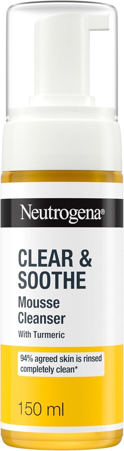 Neutrogena Clear & Soothe Mousse Cleanser Face Wash 150ML