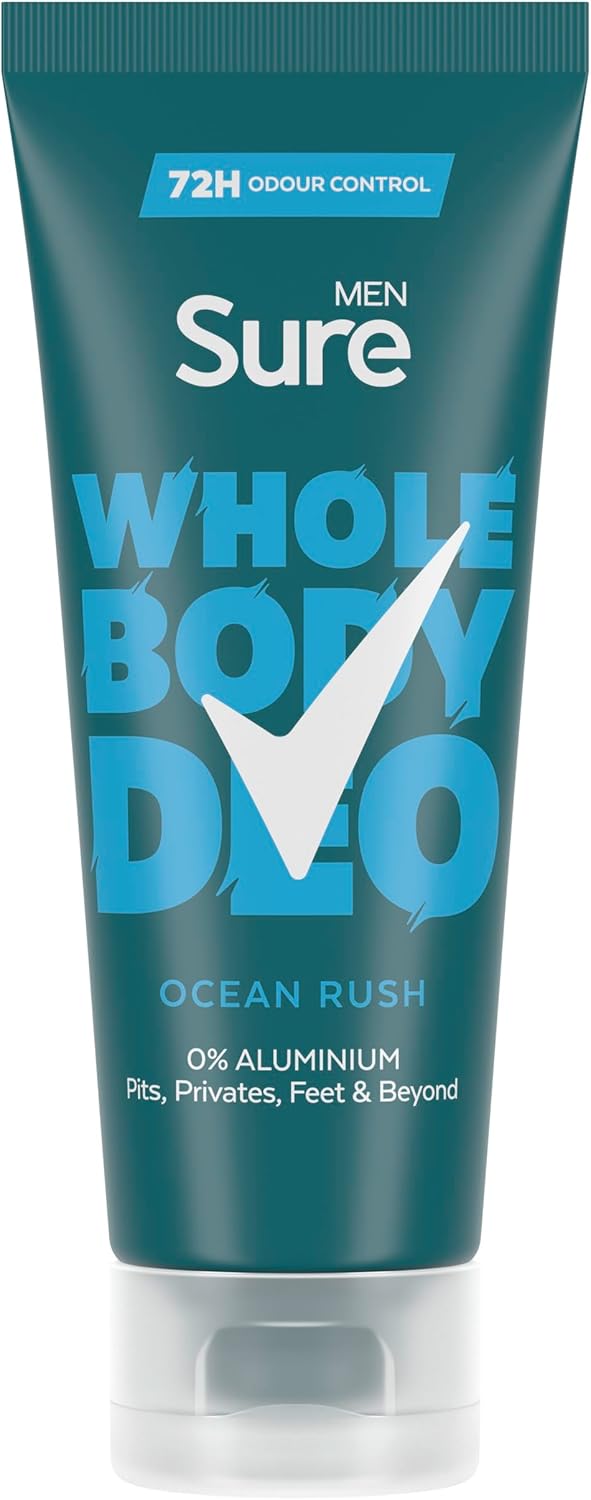 Sure Men Ocean Rush Whole Body All Over Body Deodorant Cream 75ML