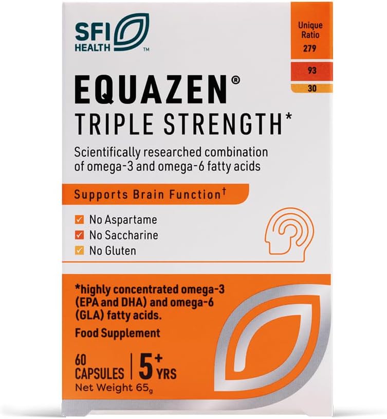 Equazen® Omega 3 & 6 Triple Strength Capsules 60PK 5YRS+