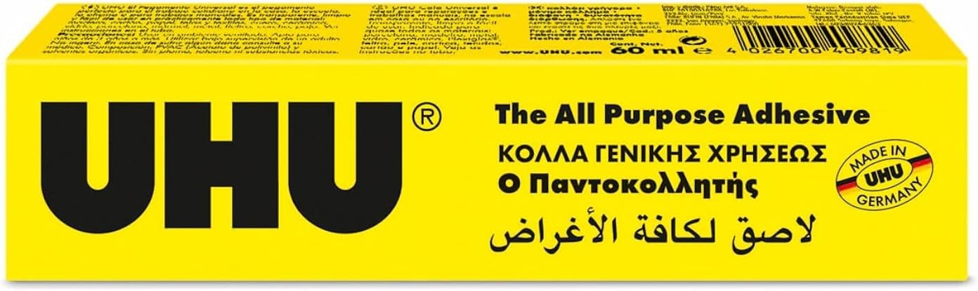 UHU Purpose Adhesive 60ml Tube