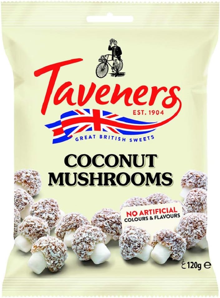 Taveners Coconut Mushrooms 120g